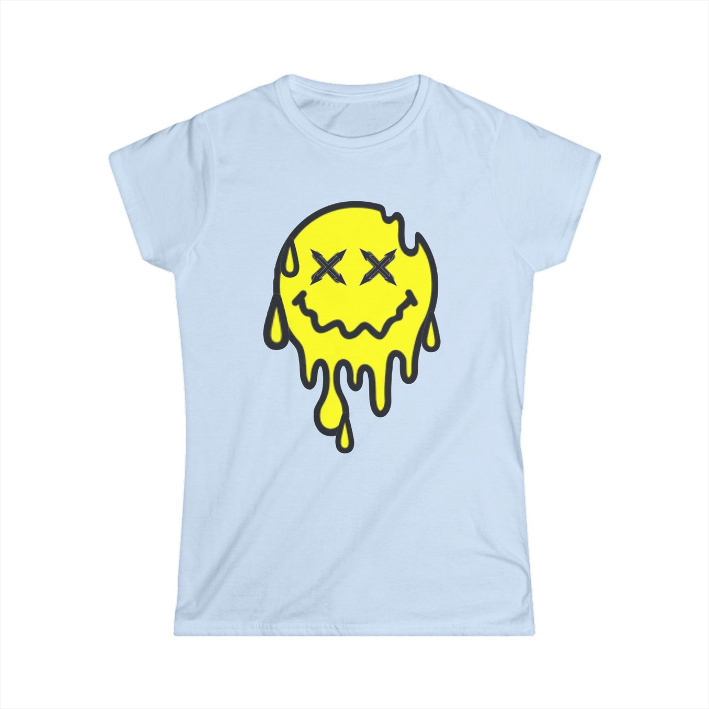 Drippy smiley Women's Softstyle Tee