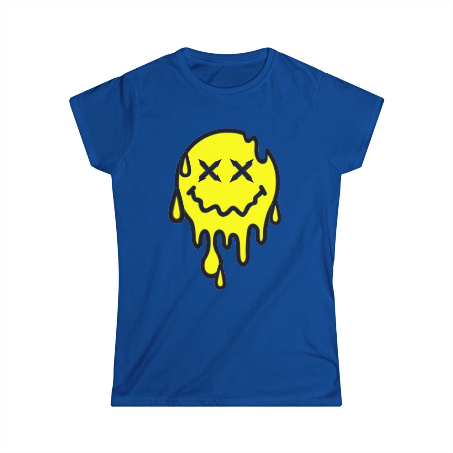 Drippy smiley Women's Softstyle Tee