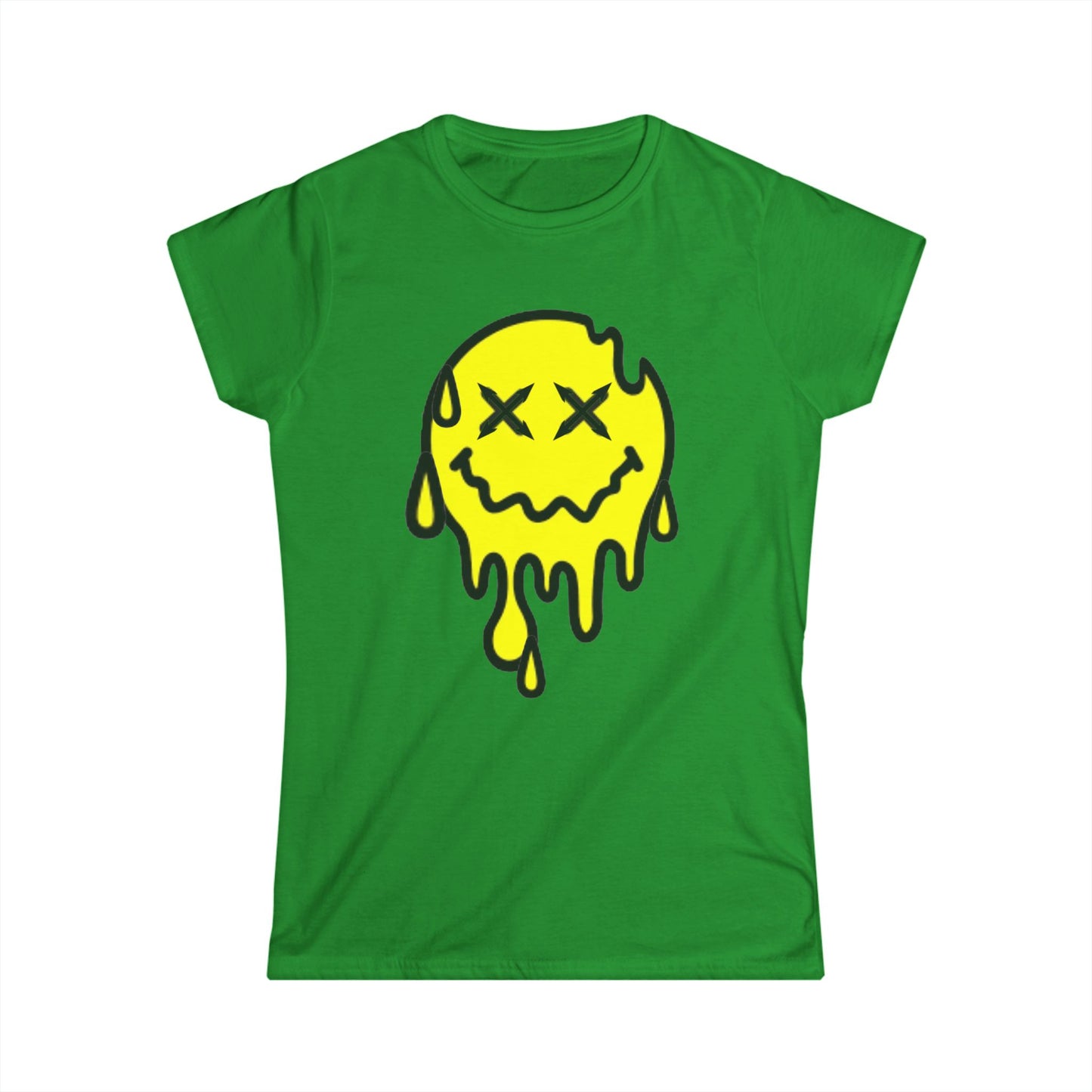 Drippy smiley Women's Softstyle Tee